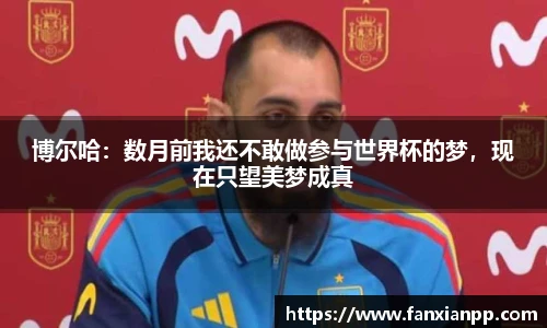 博尔哈：数月前我还不敢做参与世界杯的梦，现在只望美梦成真